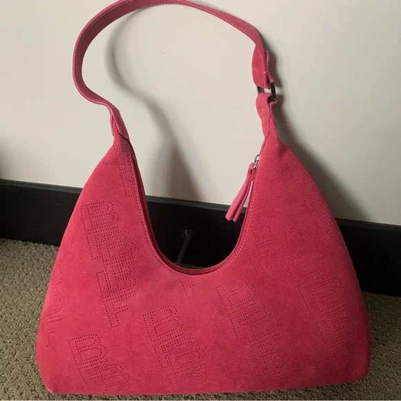 NWOT By Far Amber Perforated Bag - Picture 4 of 8